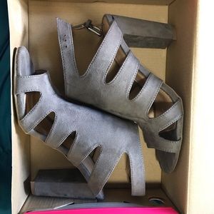 Suede Layla Sandal Heels